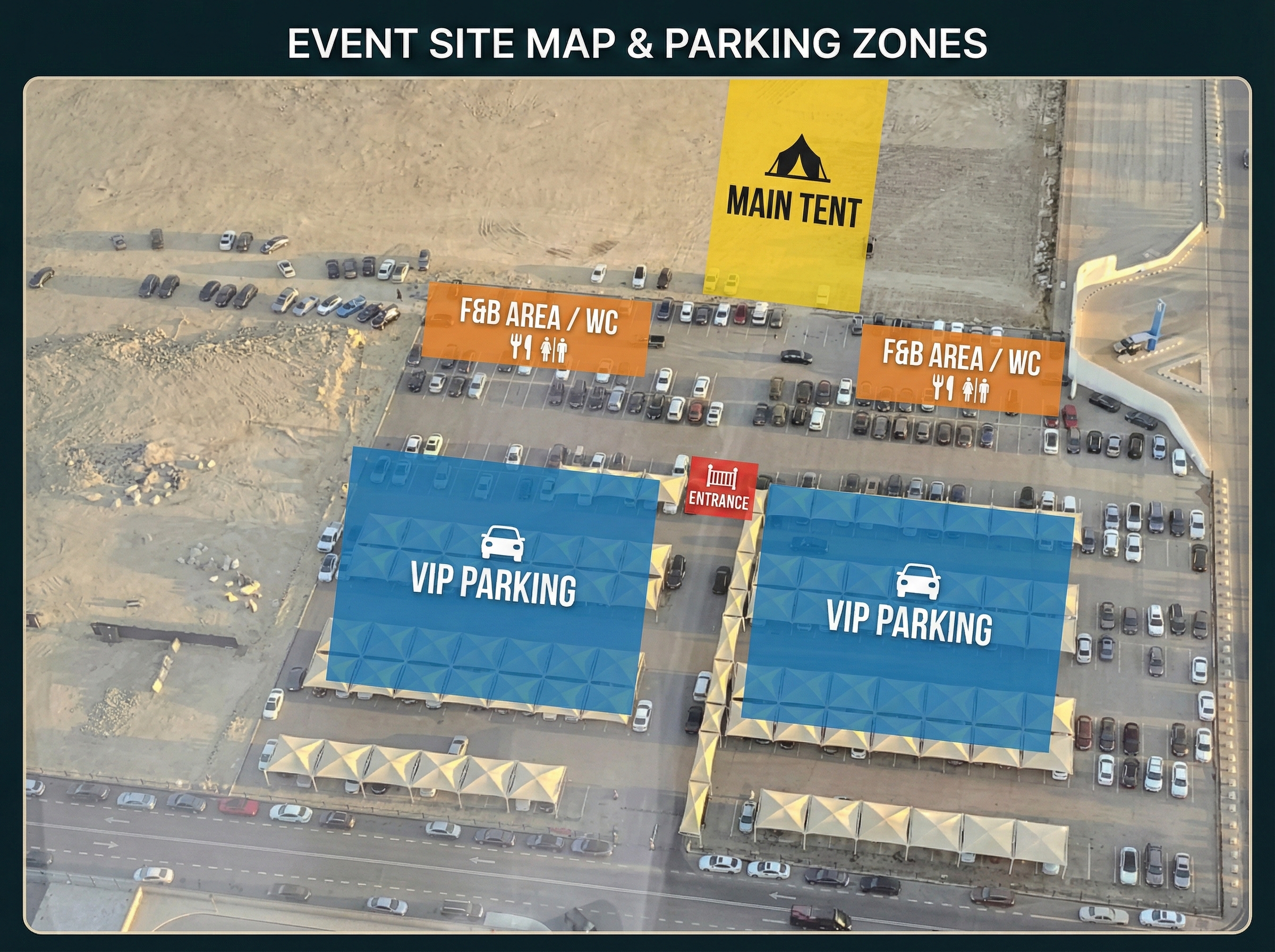 Event Site Map & Parking Zones